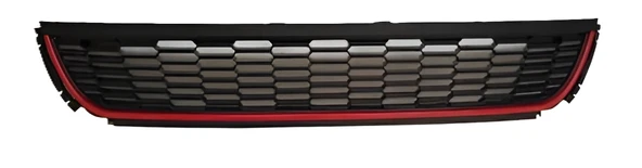 Vw Polo 2010-2014 Ön Tampon Alt Orta Izgara Krımızı Nikelaj 6R0853671 ürün görseli 1