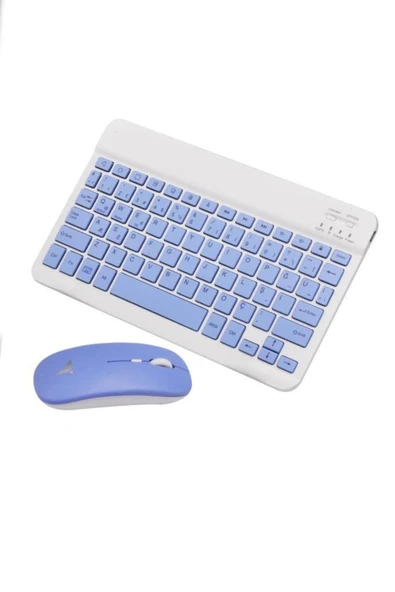 TMK-04 Bluetooht Kablosuz Klavye Mouse Seti - Resim 9