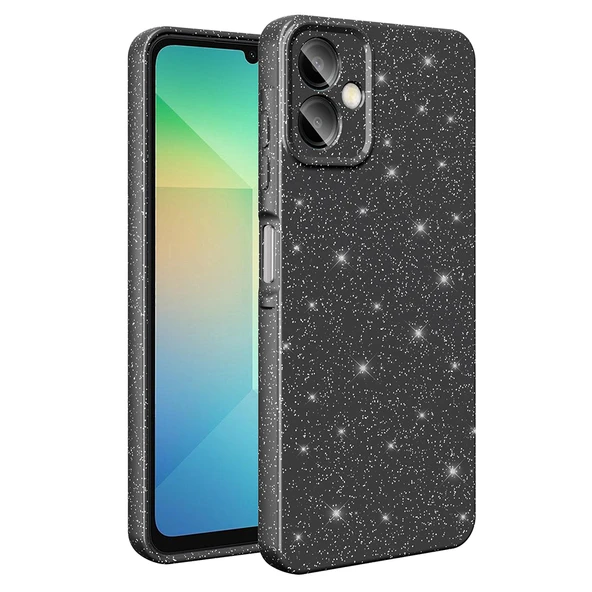 Galaxy A07 Kılıf Kamera Korumalı Simli Parıltılı Lüks Silikon ürün görseli 1
