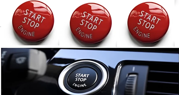 Bmw E60 E90 E84 E70 E71 E72 Start Stop Düğme Kapağı (Kırmızı) 61319154945/61316966714/61316960743 1 ürün görseli 1