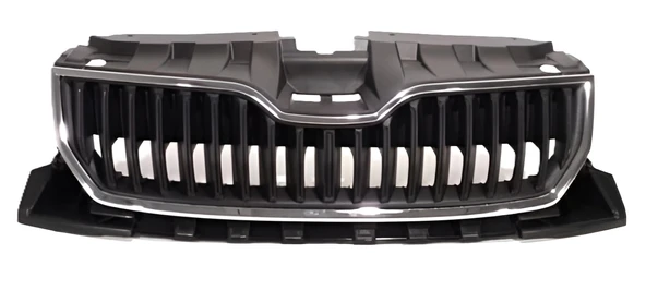 Vw Fabia 2015-2019 Ön Panjur Kromlu  6V0853653-6V0853761B ürün görseli 1