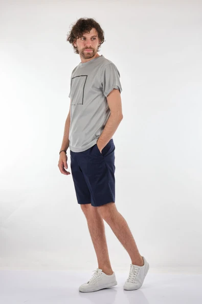 Ecer Minimalist Erkek Şort - Günlük, Rahat, Regular Fit - Resim 2