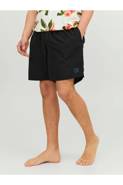 Jack&Jones Plus Erkek Regular Fit Şort - Minimalist Yaz Şortu - Resim 5