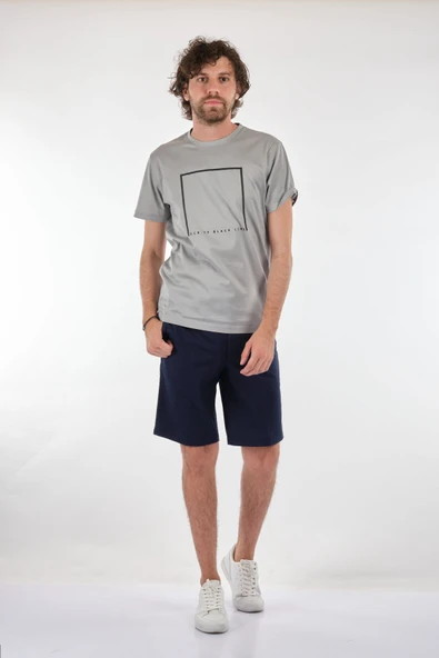 Ecer Minimalist Erkek Şort - Günlük, Rahat, Regular Fit - Resim 4