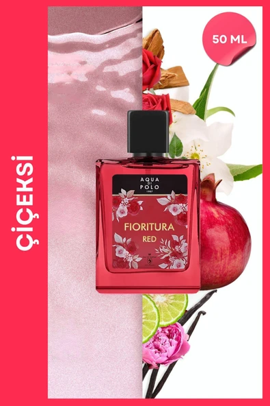 Aqua Di Polo Fioritura Red Kadın Parfüm 50ml - Çiçeksi & Odunsu ürün görseli 1