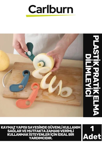 Özel Üretim Dayanıklı Plastik Sağlam Keskin Kesici Sağlam Ergonomik Kaymaz Pratik Elma Dilimleyici ürün görseli 1