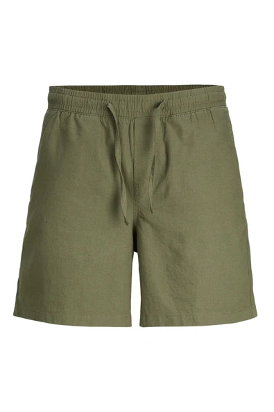 Jack&Jones Plus Erkek Keten Şort - Minimalist & Rahat Yazlık ürün görseli 1