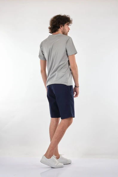 Ecer Minimalist Erkek Şort - Günlük, Rahat, Regular Fit - Resim 3