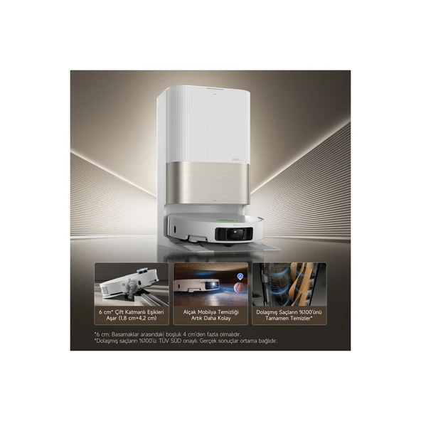 Dreame X50 Ultra Complete - White - Resim 5