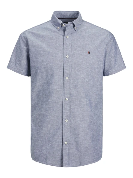 Jack&Jones Plus Erkek Kısa Kol Gömlek - Minimalist Günlük Stil ürün görseli 1