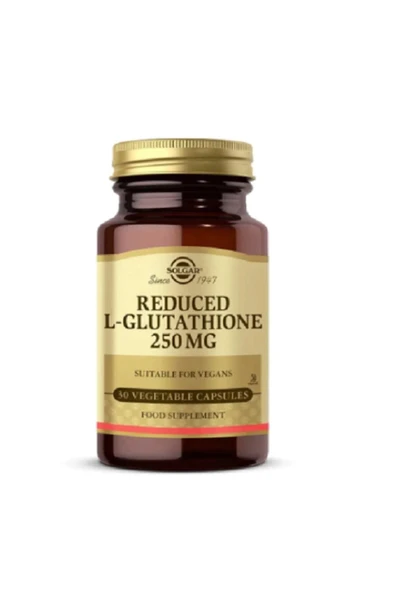 Solgar Reduced L Glutathione 250 Mg 30 Kapsül (REDUKET GLUTATYON) ürün görseli 1