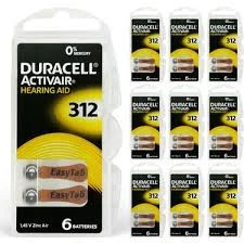 DURACELL ACTIVAIR HEARING AID 312 İŞTME CİHAZI PİLİ 312 ürün görseli 1