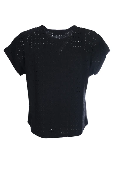 Ysatis Oversize Minimalist Kadın Bluz - Kısa Kol - Resim 10