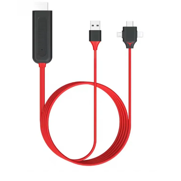 ZR18 3 İn 1 Usb To Hdmı Kablo ürün görseli 1