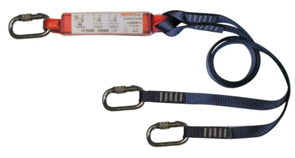 3M Protecta 1260317 Çift Kollu Şok Emici Lanyard 1,3 m ürün görseli 1