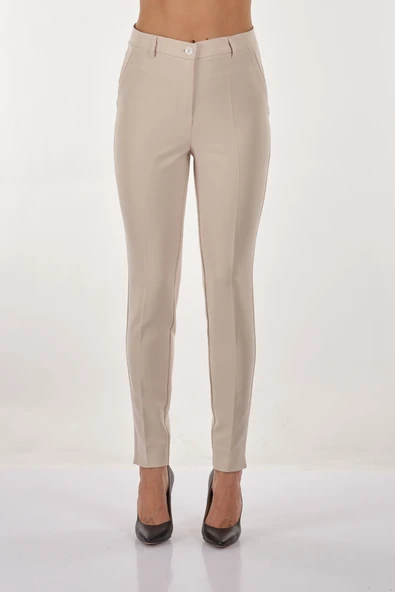 Seleste Kadın Slim Fit Pantolon - Minimalist Günlük Stil ürün görseli 1