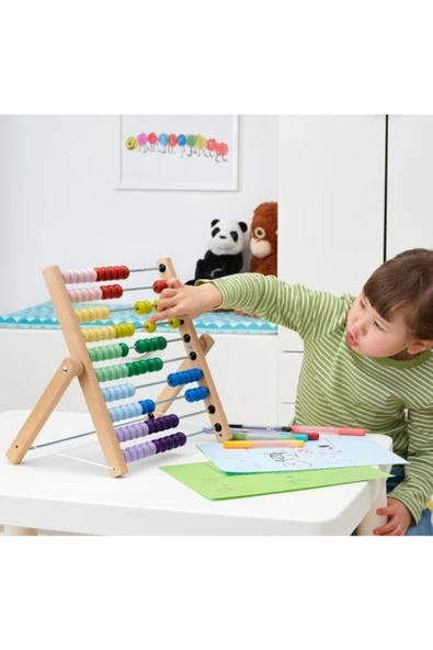 IKEA Abakus, Ikea Ahşap Büyük Boy Abaküs 39×33 Cm ürün görseli 1