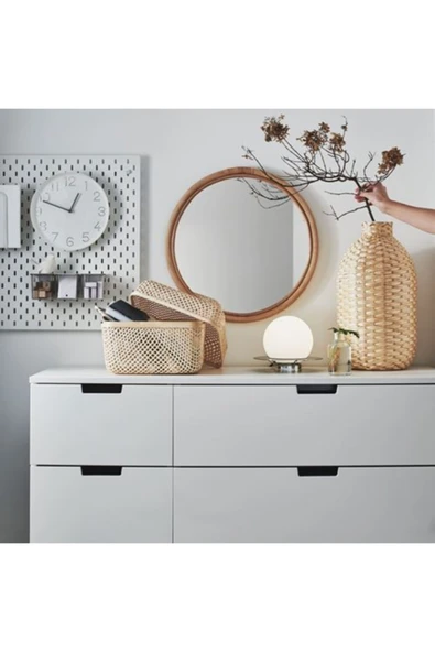 IKEA Duvar Saati Beyaz Renk Saat - Resim 5