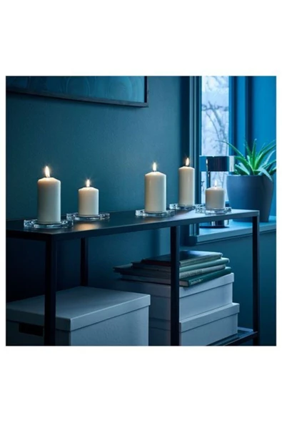 IKEA Fenomen Blok Mum, Natürel 5 Li - Resim 3