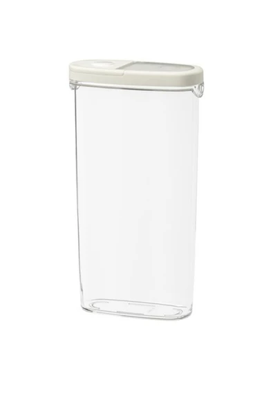 IKEA Ikea365+ Erzak saklama kabı, beyaz, 8x30cm ürün görseli 1