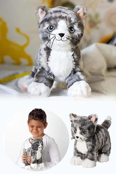 IKEA Lilleplutt Peluş Oyuncak Kedi Peluş Oyuncak Pc333 ürün görseli 1