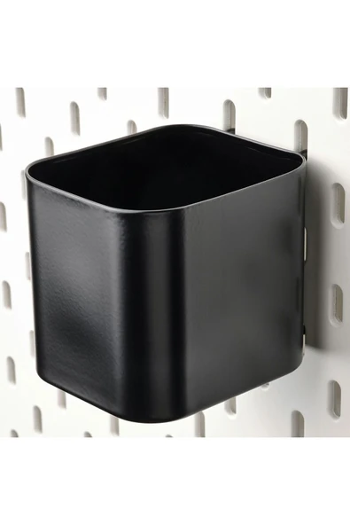 IKEA Siyah SKÅDIS, pano parçası, kutu, siyah, 7.5x9x8 cm 1 Metal ürün görseli 1