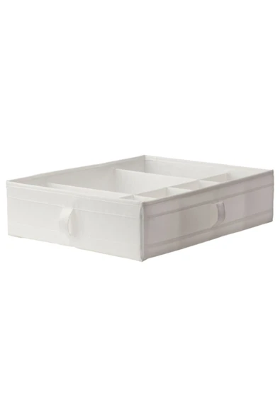 IKEA Skubb Bölmeli Kutu Gardırop Şifonyer Düzenleyici Beyaz 44x34x11 Cm ürün görseli 1
