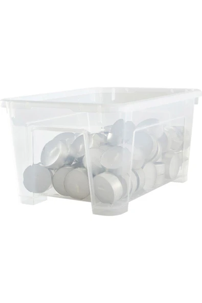IKEA Samla Şeffaf Plastik Saklama Kabı 5 lt ürün görseli 1