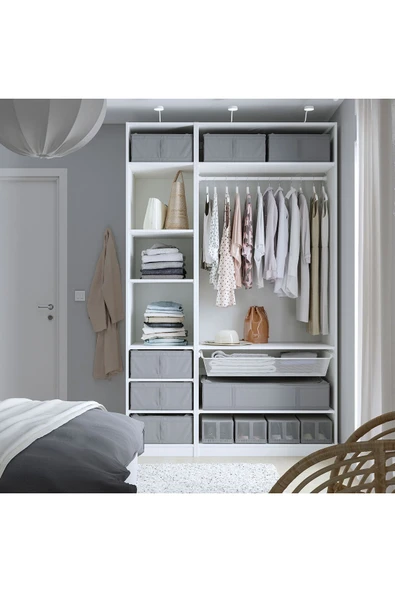 IKEA Skubb Saklama Kutusu, Koyu Gri, Genişlik: 43 Cm Derinlik: 53 Cm Yükseklik: 19 Cm ürün görseli 1