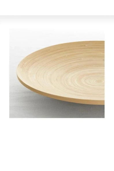 IKEA Hultet dekoratif tabak bambu 30cm - Resim 2