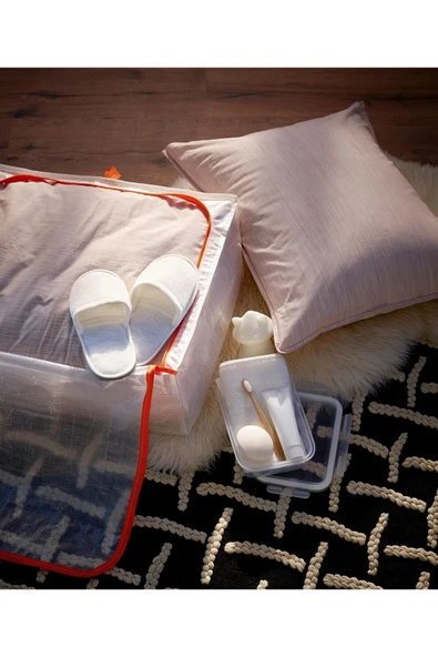 IKEA Fermuarlı Hurç 55x49x19 Cm - Resim 3