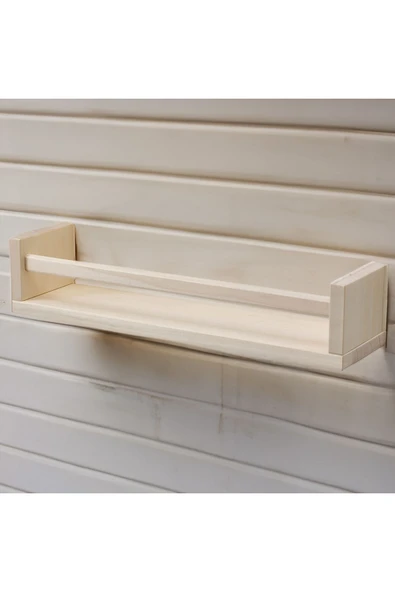 IKEA BEKVAM BAHARATLIK RAFI DUVAR RAFI ÇERÇEVE RAFI KİTAPLIK AHŞAP RAF 40x10x9 Cm ürün görseli 1