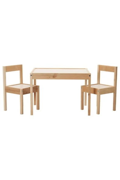 IKEA Latt Ahşap Çocuk Masa Seti - Resim 2