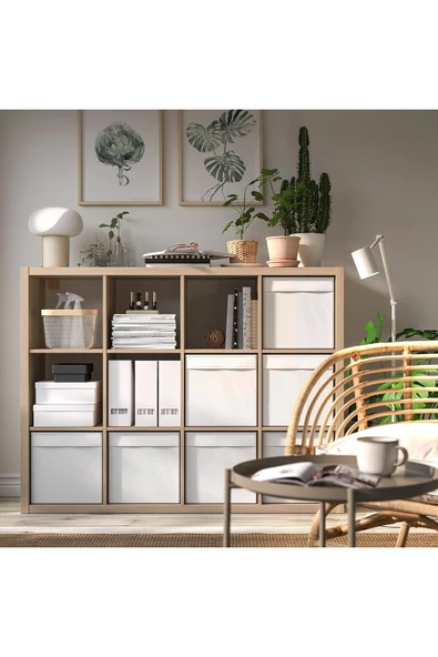 IKEA kutu, beyaz, 33x38x33 cm - Resim 4