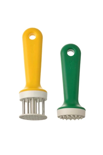 IKEA 2 Li Set Et Yumuşatıcı Ikea 2 Adet Plastik Saplı Et Tokmağı Paslanmaz Çelik ürün görseli 1