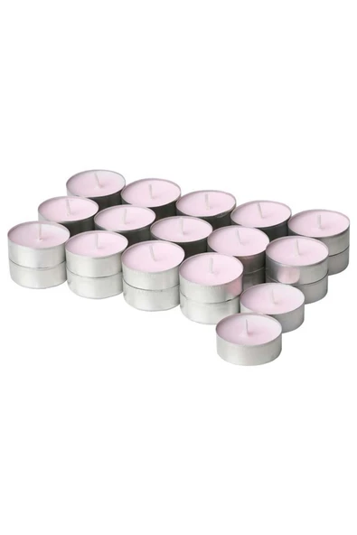 IKEA Lugnare Kokulu Tealight Mum, Pembe ürün görseli 1