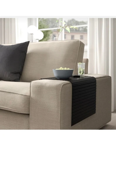 IKEA Rödeby koltuk tepsisi siyah ürün görseli 1