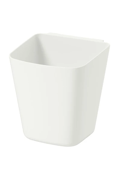 IKEA Sunnersta Askılı Raf Düzenleyici Kutu - 12x11 Cm - Beyaz ürün görseli 1