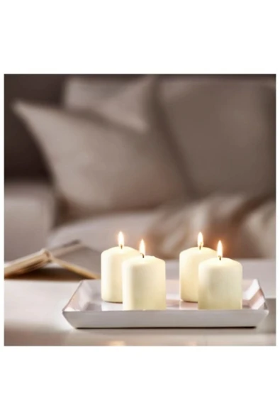 IKEA Hemsjö Blok Mum 4'lü - Resim 3