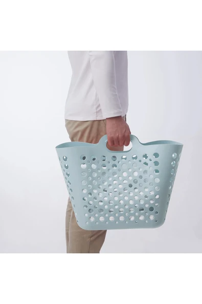 IKEA Slıbb Mavi Çamaşır Sepeti 24 Lt - Resim 3