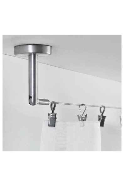 IKEA DIGNITET
perde teli, paslanmaz çelik, 500 cm - Resim 3