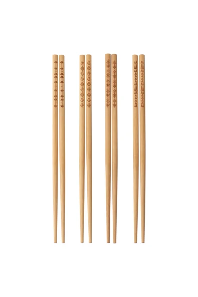IKEA 4 Çift 8 Parça Bambu Chopstick Uzunluk: 24 Cm Sushi Çubuğu Ahşap Yemek Çubuğu ürün görseli 1
