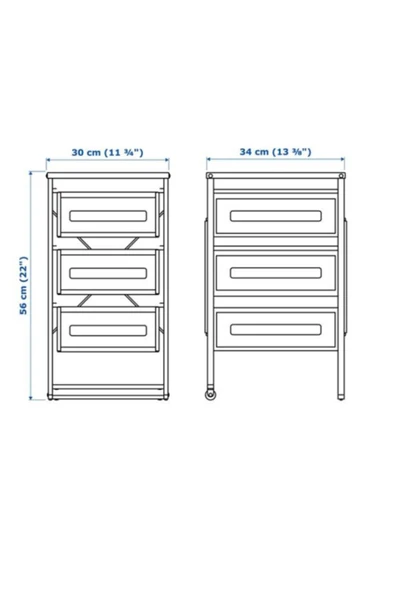 IKEA Lennart Keson, Beyaz - Resim 5