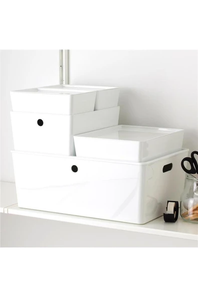 IKEA Kuggıs 18x26x8 Beyaz 20280207 - Resim 4
