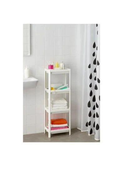 IKEA Premium Ürün Kaliteli Üretim Dayanıklı Şık Tasarım Pratik Kullanım 37x23x101 Cm Raf Ünitesi VESKEN ürün görseli 1