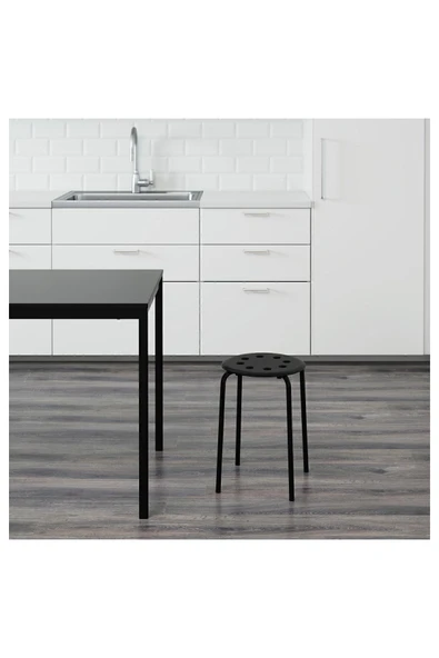 IKEA Marıus Tabure Siyah - Resim 6