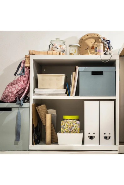 IKEA "TJABBA dosyalık, beyaz, 8 adet" - Resim 3