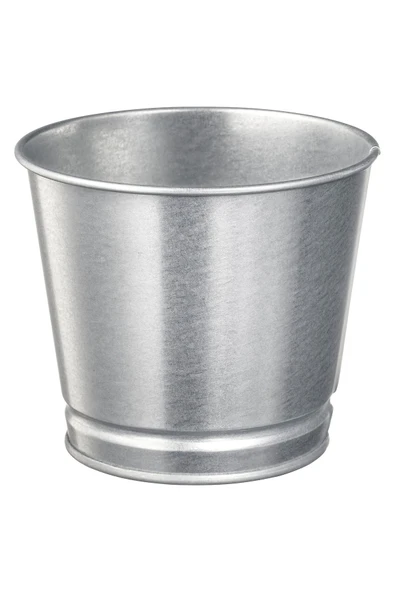 IKEA BINTJE SAKSI IKEA ÇELİK SAKSI GALVANİZLİ 9CM 2'Lİ ürün görseli 1