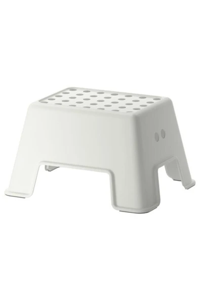 IKEA Kaymaz Taban Tabure Beyaz Çocuk Banyo Yükseltici Basamak 44x35 ürün görseli 1