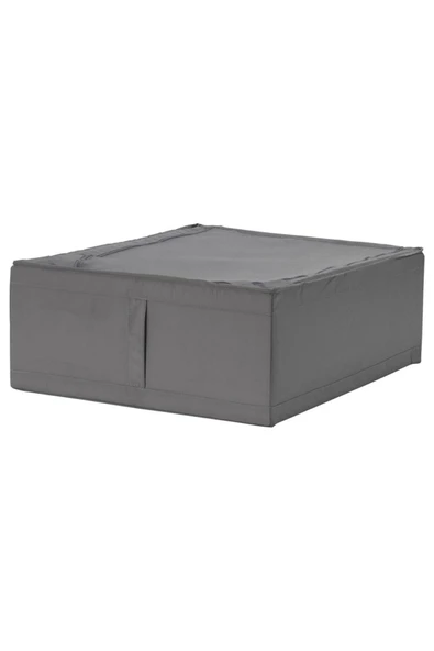 IKEA Saklama Kutusu Hurç 44x55x19 Cm Düzenleyici Koyu Gri ürün görseli 1